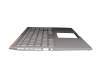 SN2580BL1SG-95710-2XA original Asus keyboard incl. topcase SF (swiss-french) silver/silver with backlight