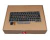 SN7394BL1 original Lenovo keyboard DE (german) black/silver with backlight and mouse-stick