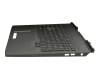 SP5CD9425FWB original HP keyboard incl. topcase DE (german) black/black with backlight