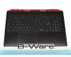 T1GE6R Keyboard incl. topcase FR (french) black/black/red with backlight b-stock