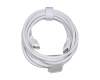 USB-C data / charging cable white original 1,80m (USB 2.0 Type C to C; 20V 3.3A) suitable for Huawei MateBook 13