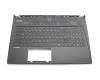 V143422GK1 original MSI keyboard incl. topcase DE (german) black/black with backlight