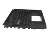 V170146EK1 original Sunrex keyboard incl. topcase DE (german) black/black with backlight