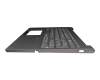 V171020HK1-GR original Lenovo keyboard incl. topcase DE (german) grey/grey with backlight